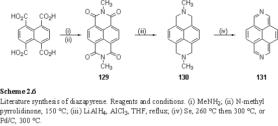Synthesis of diazapyrene. InChI=1S/C14H8N2/c1-2-10-6-16-8-12-4-3-11-7-15-5-9(1)13(11)14(10)12/h1-8H
