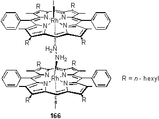 Rh(III) porphyrin hydrazine complex