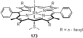 Rh(III) porphyrin complex with dimethylsulfide