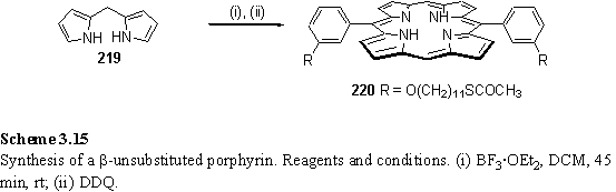 Synthesis of a beta-unsubstituted porphyrin