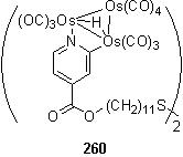 A pyridyl alkyl sulfide with a triosmium cluster