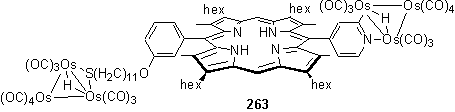 Os orthometallated pyridyl porphyrin